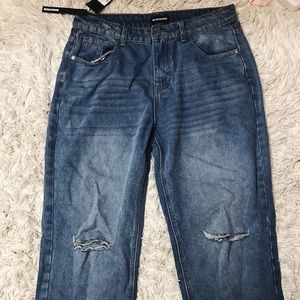 Ripped Boyfriend Jeans